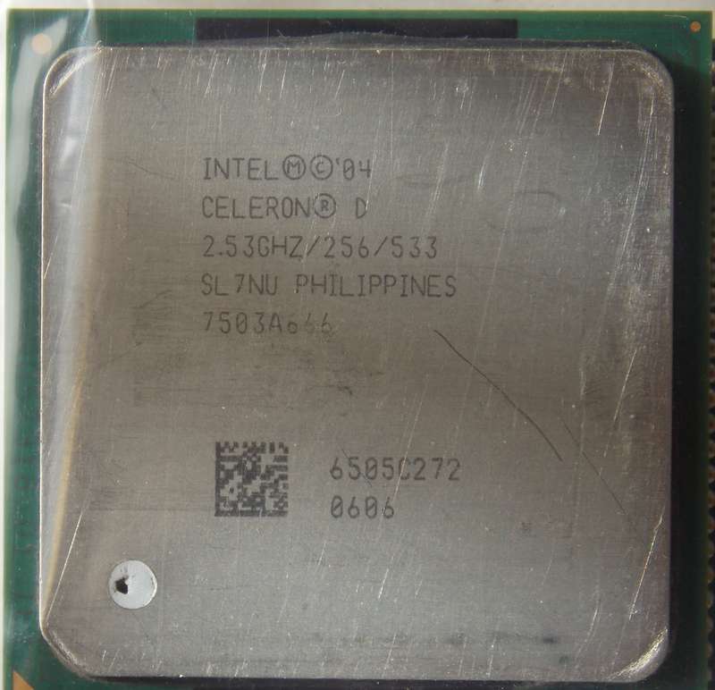 Intel Pentium 4 Socket 478 Celeron D 2.53Ghz SL7NU