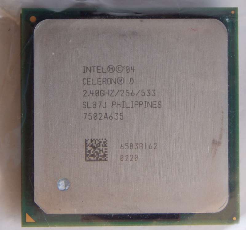 Intel Pentium 4 Socket 478 Celeron D 2.4Ghz SL87J