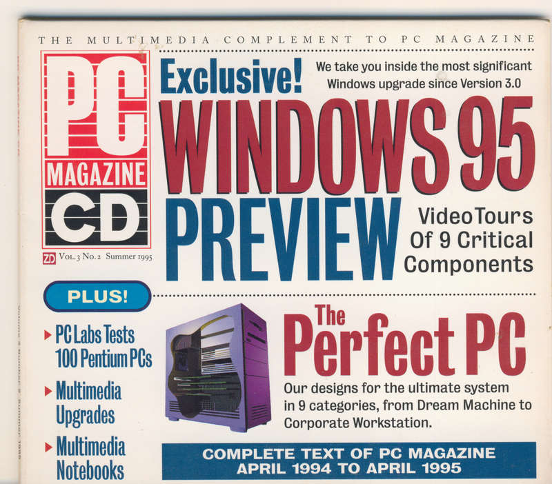 PC Magazine USA 1995-1996 CD Digital with Software 5 Discs