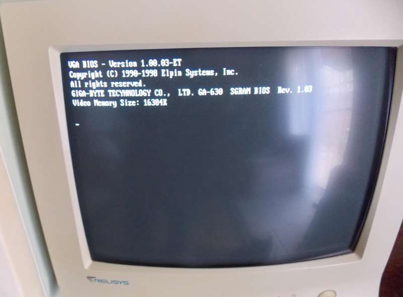 Gigabyte Pentium II 400Mhz 384mb 3DFX Voodoo Banshee