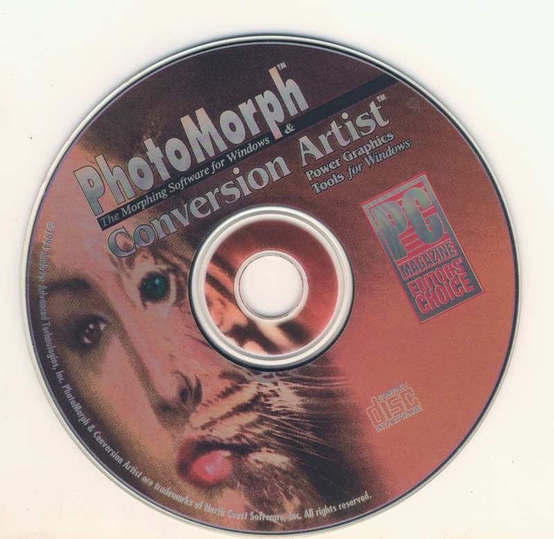 North Coast Software PhotoMorph v1.20a CD (1994)
