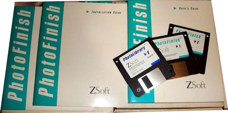 Zsoft Photofinish 2 boxed 3.5 inch Disks for Windows 3.0 (1992)