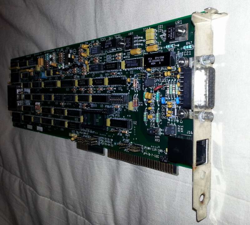 Proteon ISA Token Ring LAN 16-Bit AUI /RJ45 (1989)