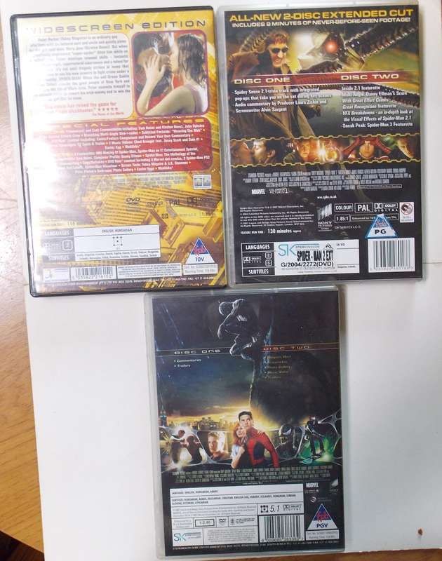Spider Man 3 Movie Pack 2-Discs Special Editions (Tobey Maguire) DVD