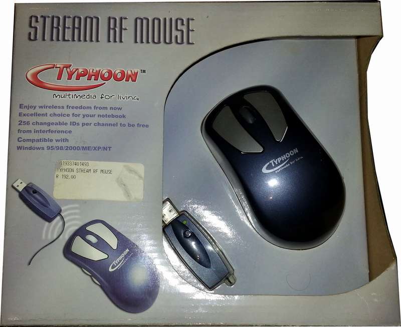 Steam Typhoon Wireless RF 400Dpi Ball Mouse (2002)