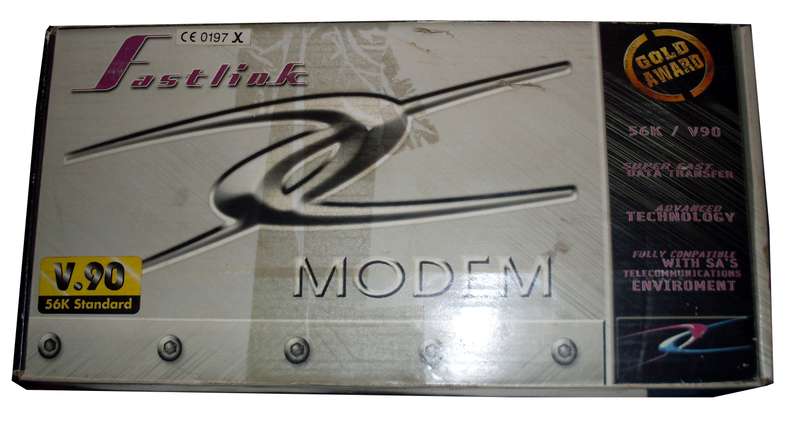Fastlink Topix 56K V.90 External Fax/Data Modem (2001)