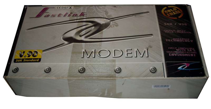 Fastlink Topix 56K V.90 External Fax/Data Modem (2001)