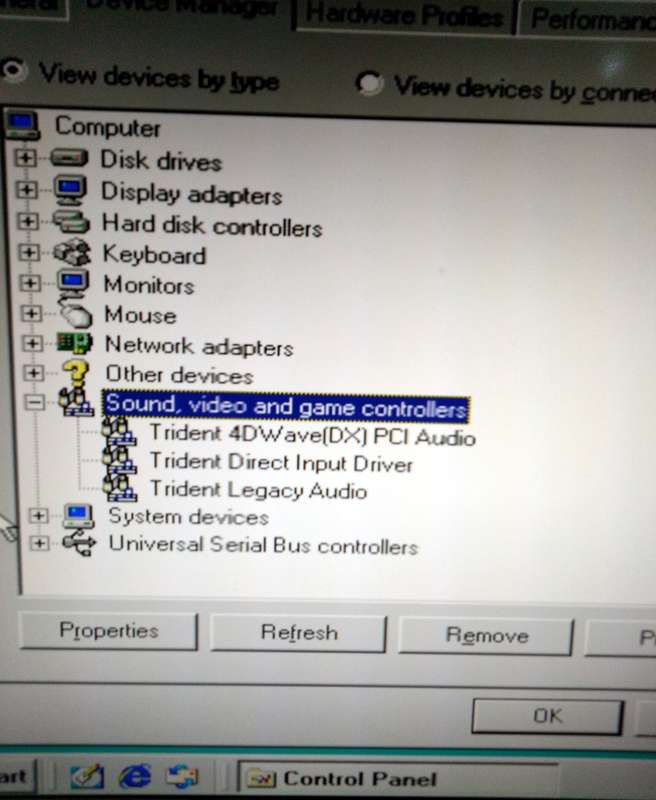 Trident SV750 4DWave-DX PCI Sound Card (1998)