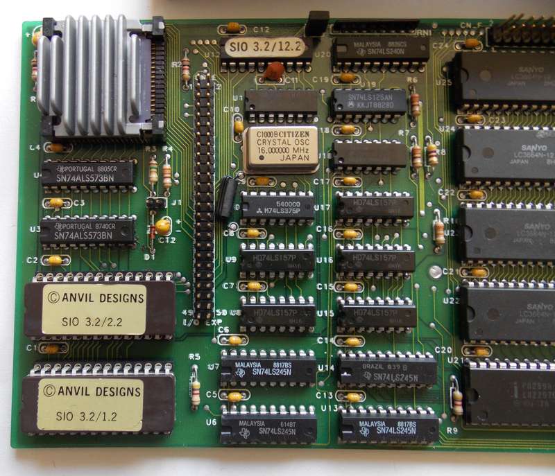 Anvil Stallion v3.2 I Multi Serial Card ISA 16-Bit Intel 80186 CPU (1986)