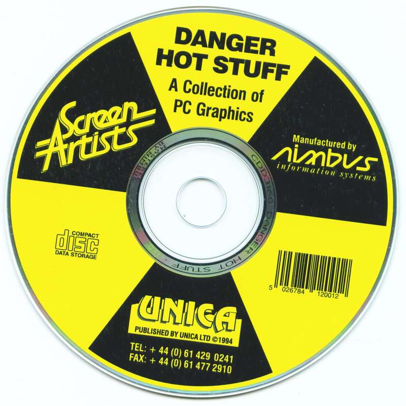 Screen Artists Danger Hot Stuff I and II CD (1992/1993)
