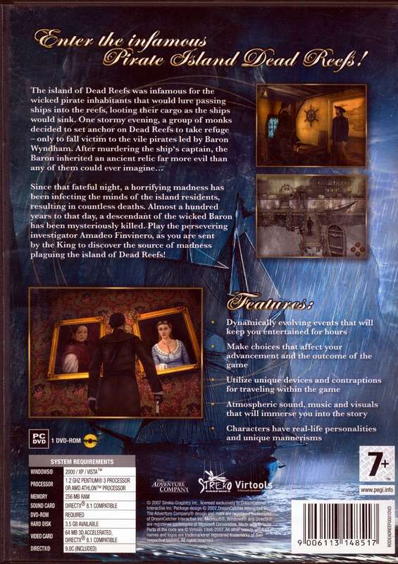 Dead Reefs PC Game DVD Disc (2007)
