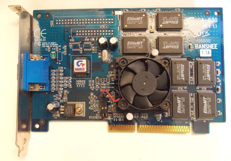 Gigabyte GA-BX2000 Pentium II 400Mhz 256mb 3DFX Voodoo Banshee