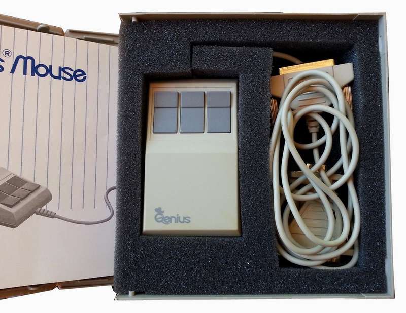 Genius GM-6 Serial Ball Driven Mouse 3-Button (1987)