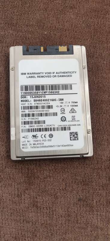 1.8 inch 400GB SSD SAS (Micro SAS) Server Storage - IBM