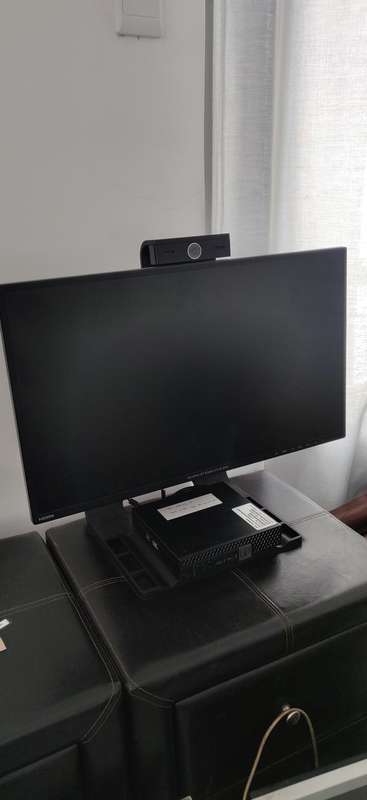 Optiplex 7050 MFF + 24 inch Asus 1080p, Core i5 7500T, 256GB SSD + 1TB HDD, 16GB RAM, Windows 11