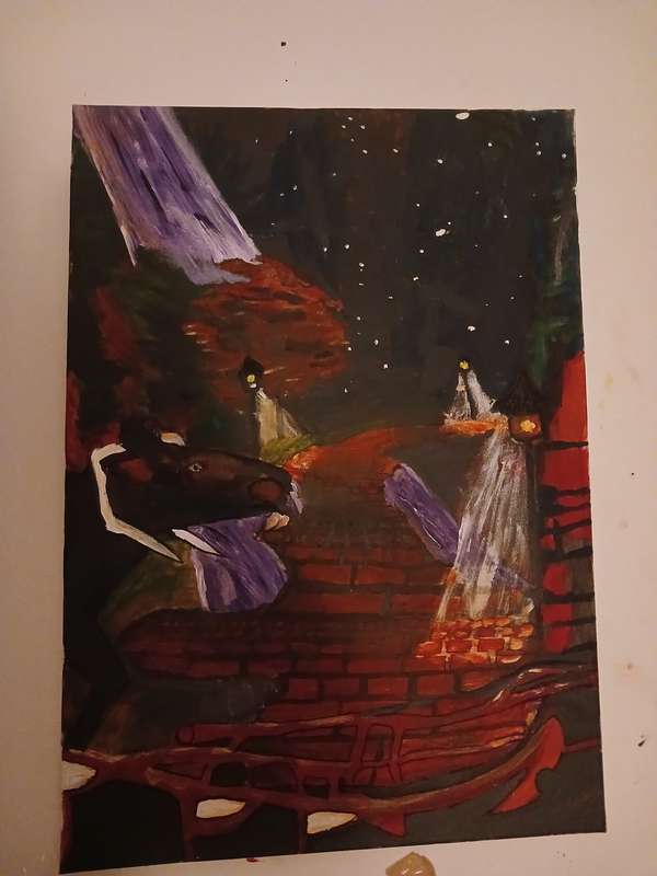 Rhodes ahead painting