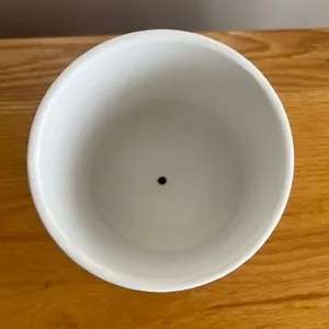 Used ceramic patterned pot for pot plants