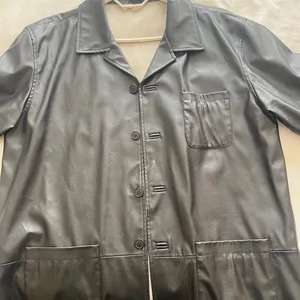Men's used leather jacket
