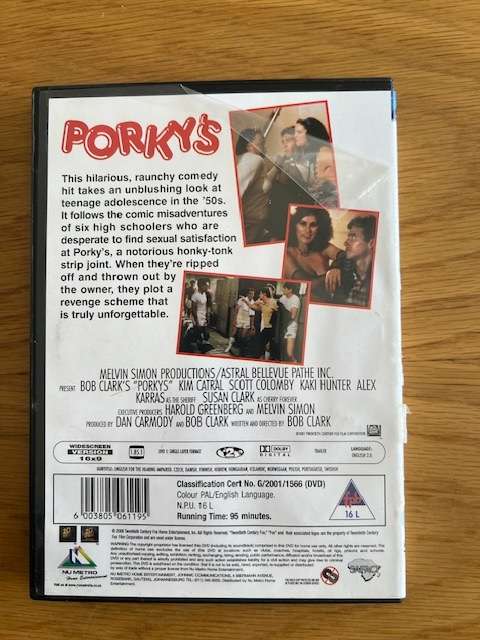 DVD Collection: Porky's (1981) and Porky's II (1983).