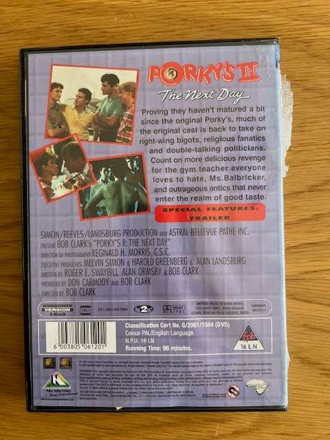 DVD Collection: Porky's (1981) and Porky's II (1983).