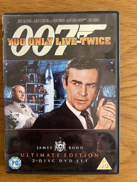 DVD: 007 You only live twice James Bond 2 Disc DVD set (Sean Connery) (2000)