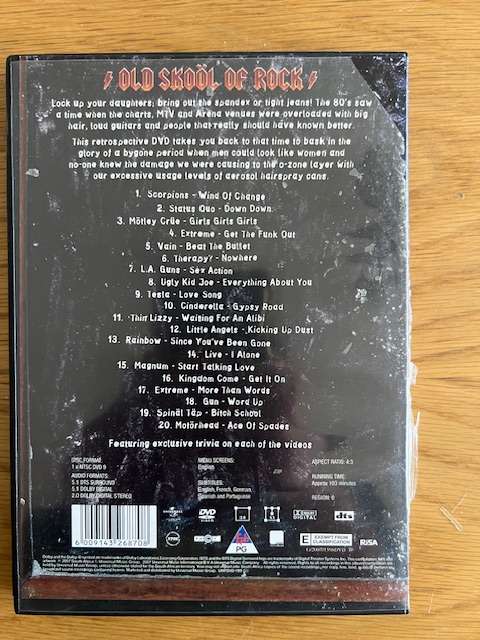 Music DVD: Old School of Rock (2007)