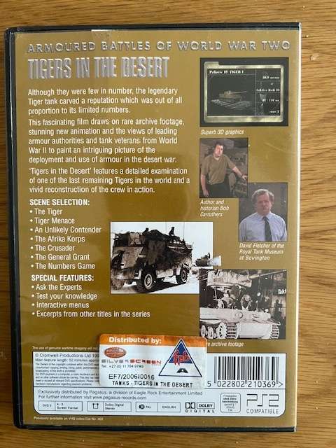 DVD: Tigers in the Desert: Tanks! (2006)