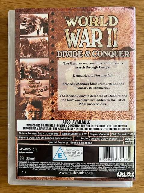 DVD: World War II: Divide & Conquer