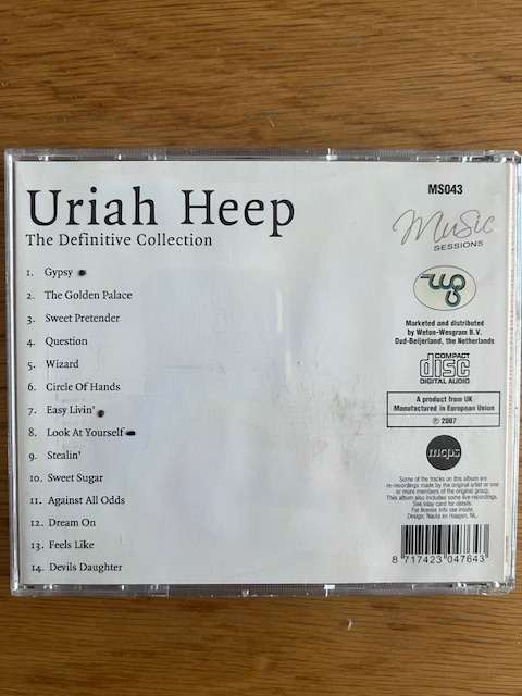 CD: Uriah Heep - The definitive Collection (2007)