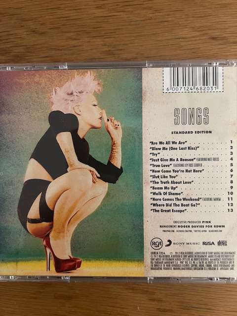 CD: P!nk Collection of 2 albums: Funhouse (2008) & The truth about love (2012)