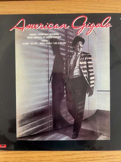 Record: American Gigolo Original Soundtrack. 1980