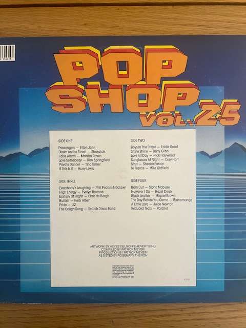 Record: Pop Shop Vol. 25 - Various Artists. Double LP.