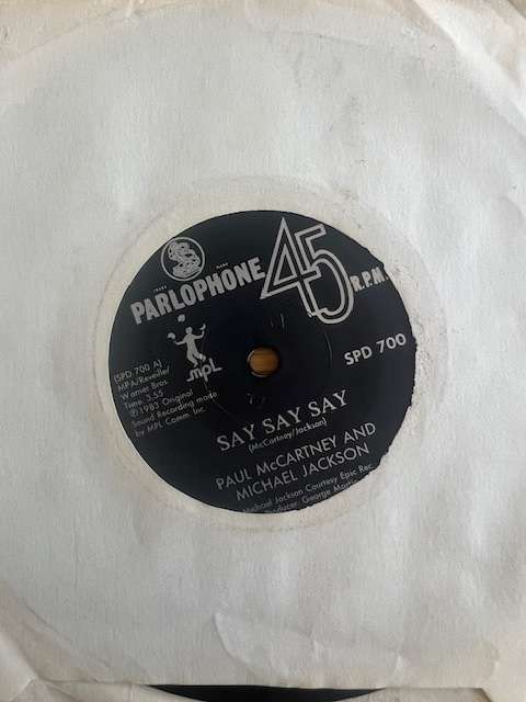 Mini Record: Paul McCartney and Michael Jackson - Ode to Koala Bear & Say Say Say. 1983