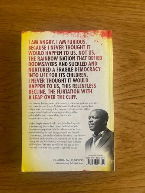 Book:  We have now begun our descent - Justice Malala
