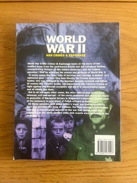 Book: World War II: War Crimes & Espionage. Karen Farrington