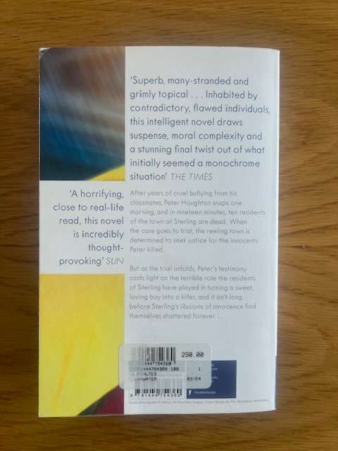 Book: Jodi Picoult.  Nineteen Minutes