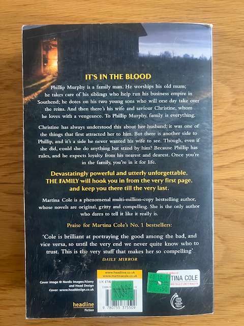 Book: Martina Cole. The family