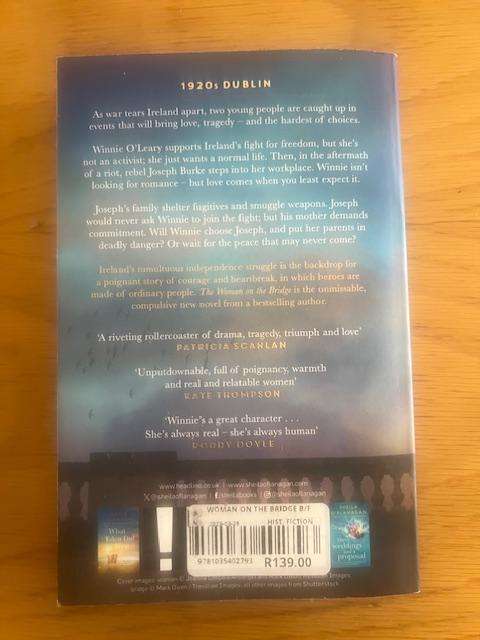 Book: Sheila O' Flanagan. The woman on the bridge. Paperback. 2023. 370 pages.