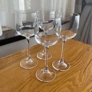 Set of 4 used sherry glasses