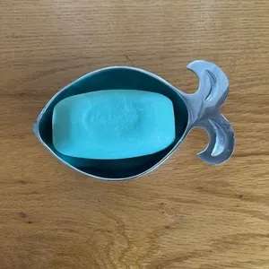 Used stainless steel cute fish soap dish