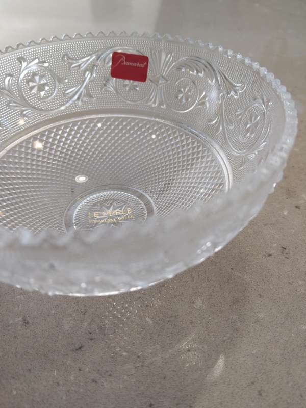 Baccarat Arabesque Small Bowl, also known as a Baccarat Crystal Arabesque Candy Dish Signed!