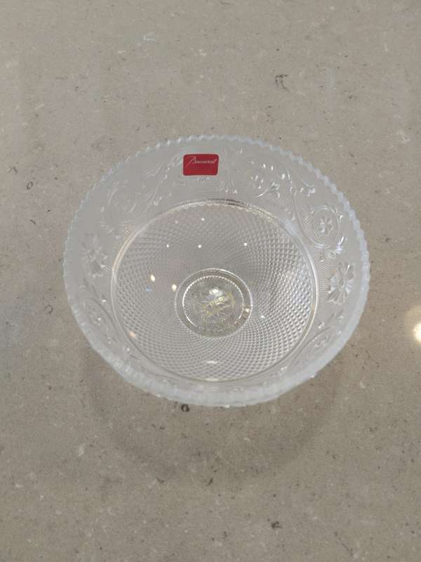 Baccarat Arabesque Small Bowl, also known as a Baccarat Crystal Arabesque Candy Dish Signed!