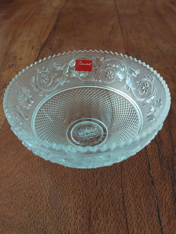Baccarat Arabesque Small Bowl, also known as a Baccarat Crystal Arabesque Candy Dish Signed!