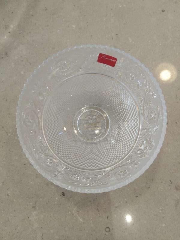 Baccarat Arabesque Small Bowl, also known as a Baccarat Crystal Arabesque Candy Dish Signed!