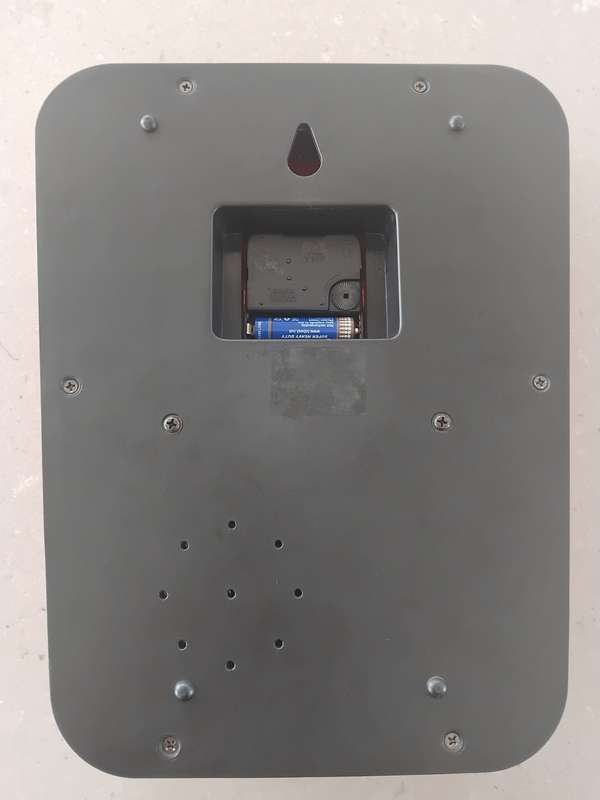 Retro Wesco kitchen wall clock with timer