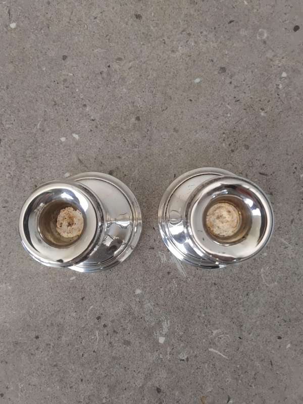 Pair of Hallmarked Solid Silver Candlesticks