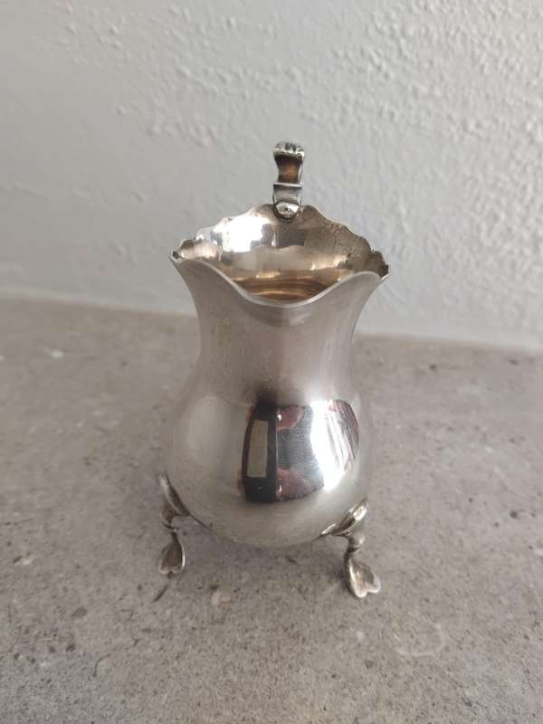 Sterling Silver Hallmarked George II Style Antique Cream/Milk Jug