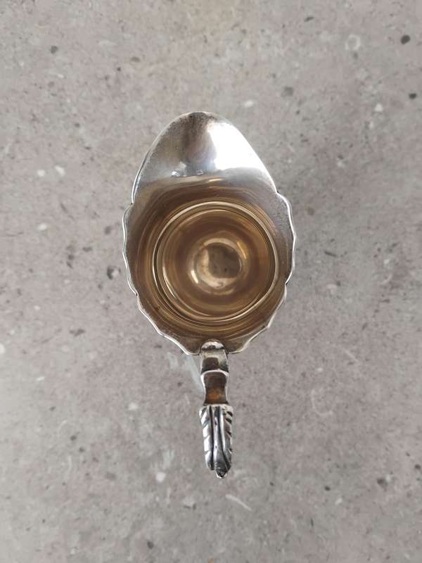 Sterling Silver Hallmarked George II Style Antique Cream/Milk Jug