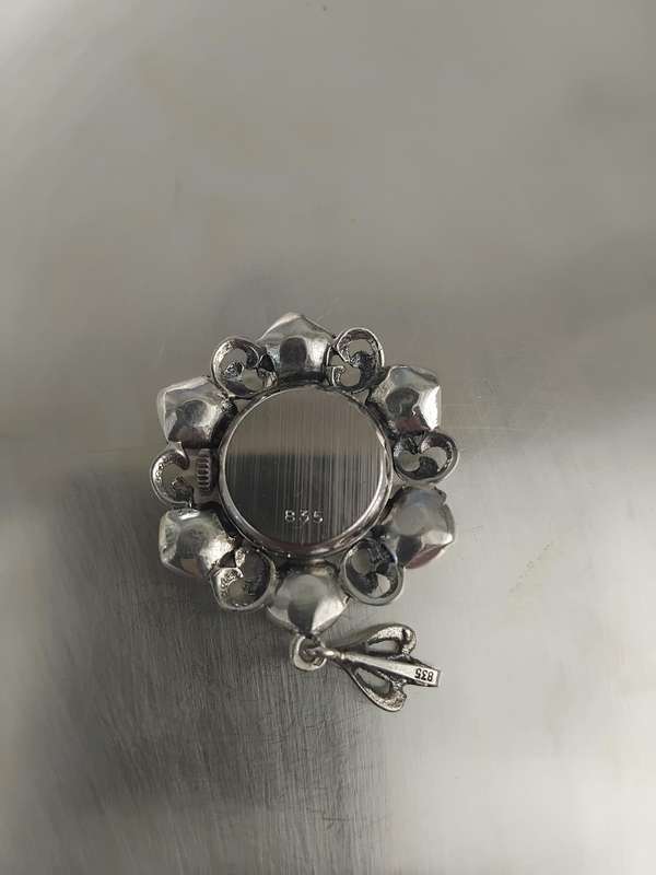 Vintage 835 Silver Monté 17 Jewels Manual Wind Watch Pendant