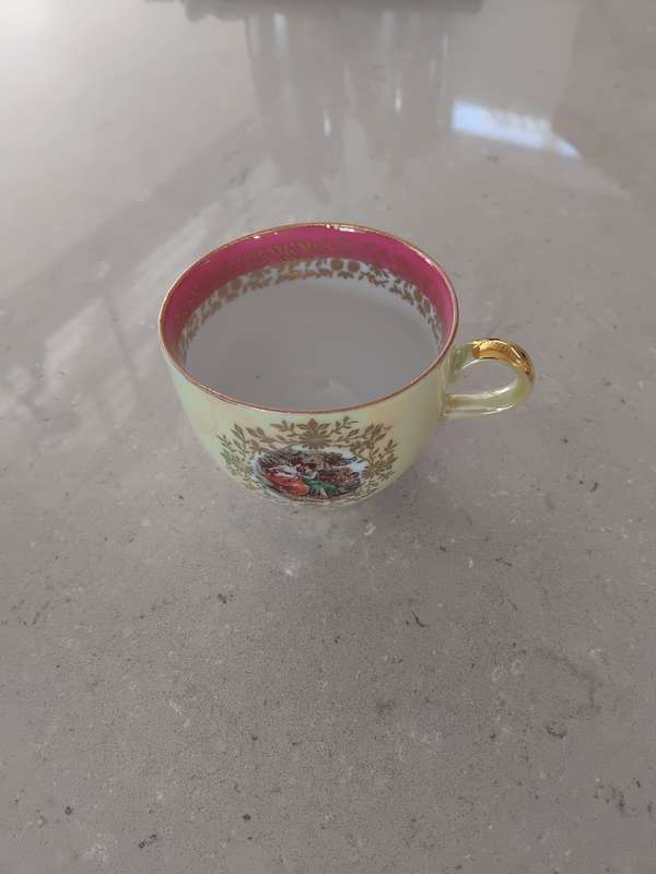 Vintage extremely rare, SEP Made in GDR complete tea set Madonna nr W5.